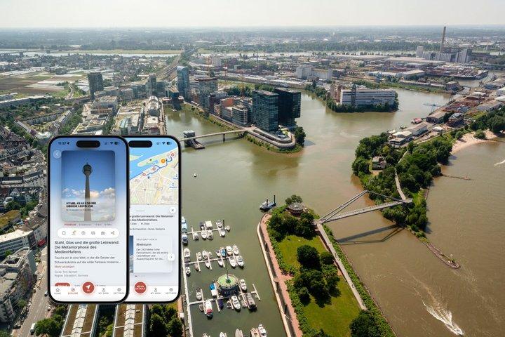 Podcast Tour Düsseldorf The Metamorphosis of the Media Harbor