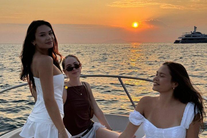 Sunset By Boat Plus Dinner On Capri