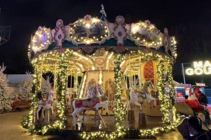 パリのクリスマスマジックプライベートツアー（イルミネーションとホットチョコレート付き）