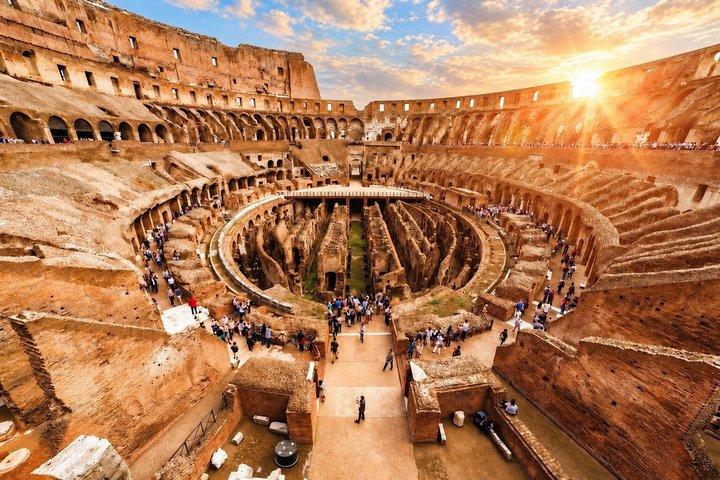 Rome: Colosseum, Forum & Palatine with Arena Access + Audio Guide