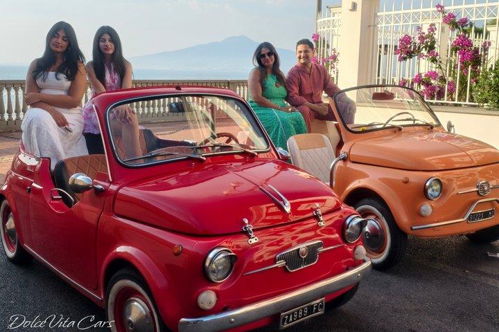 3.5 Hours Fiat 500 Photoshoot between Sorrento and Positano