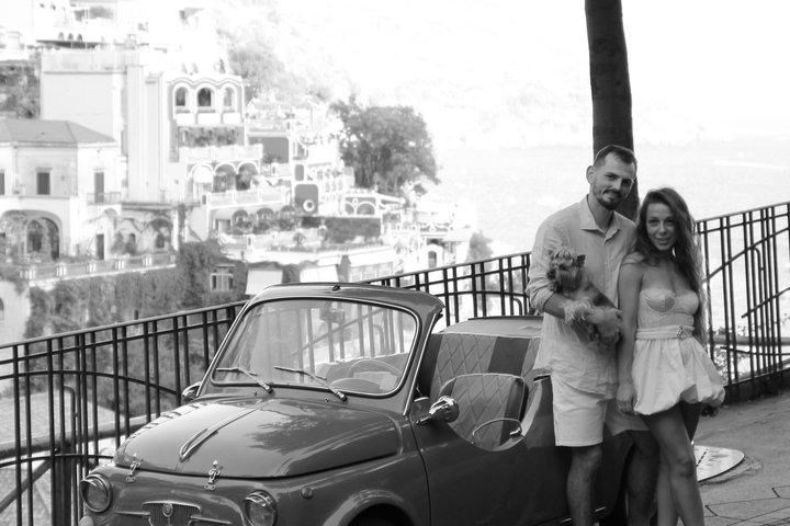 3.5 Hours Fiat 500 Photoshoot between Sorrento and Positano