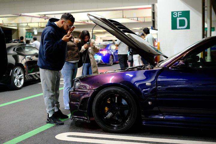 Tokyo JDM Car Meet Experience in Daikoku PA