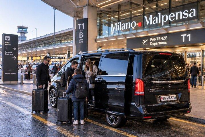 ミラノ・マルペンサ空港からツェルマットスキーバンのプライベート送迎