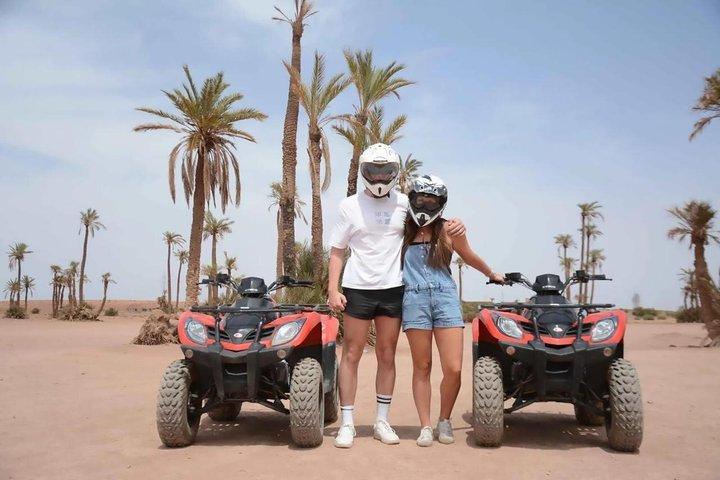 Marrakech: Palmeraie Quad Bike , Camel Ride Experience & transfer