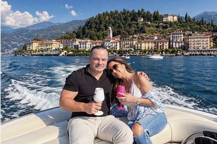 コモ湖ボートツアー。 コモ湖でイタリア語の夢を生きる