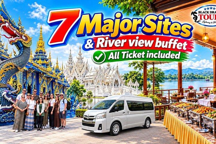 ChiangRai Guided 7 Major Sites+Buffet Lunch #All ticket included