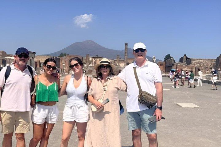 Visita guiada privada a Pompéia e Positano saindo de Roma