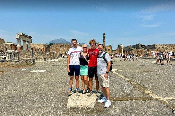 Visita guiada privada a Pompéia e Positano saindo de Roma