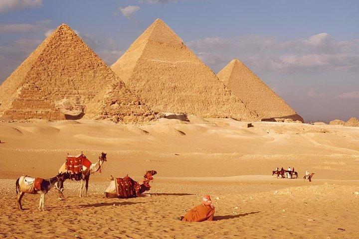 VIP Cairo From Sharm By Flight Visit Pyramids And The GEM Museum