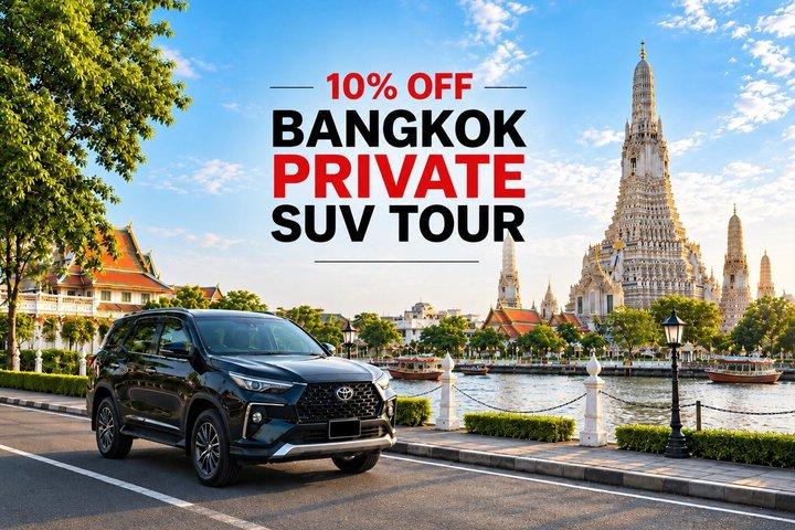 Projetar sua própria experiência de Bangkok em um tour privado de SUV