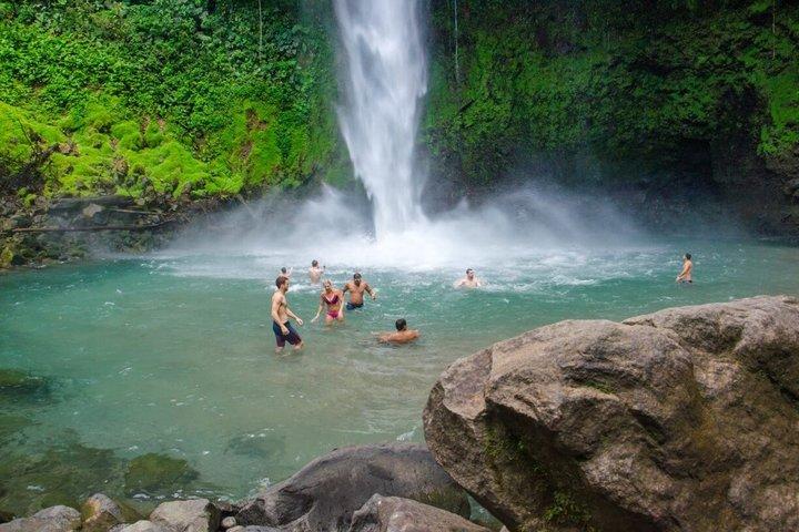 La Fortuna Waterfall, Volcano Hike, Safari Float Combo Tour