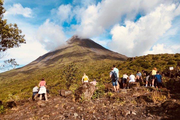 La Fortuna Waterfall, Volcano Hike, Safari Float Combo Tour