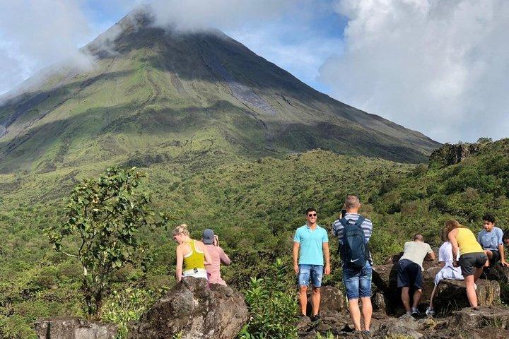 La Fortuna Waterfall, Volcano Hike, Safari Float Combo Tour