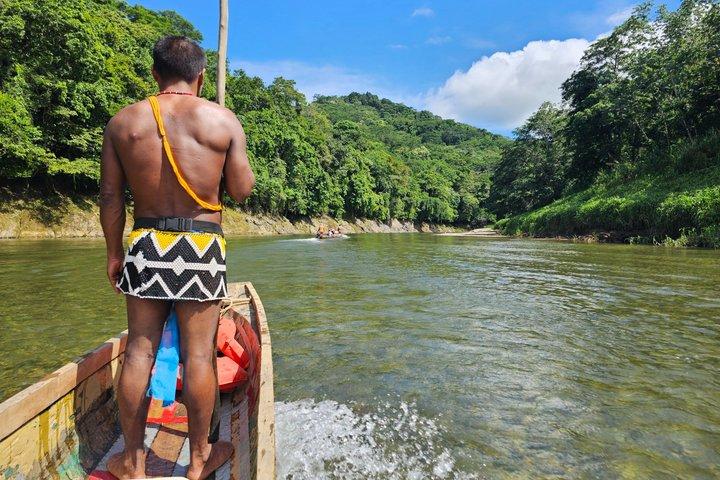 Tour to a waterfall and Embera village with lunch included