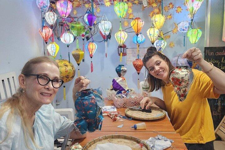Hoi An Lantern Making Class with Hoai River Boat Ride