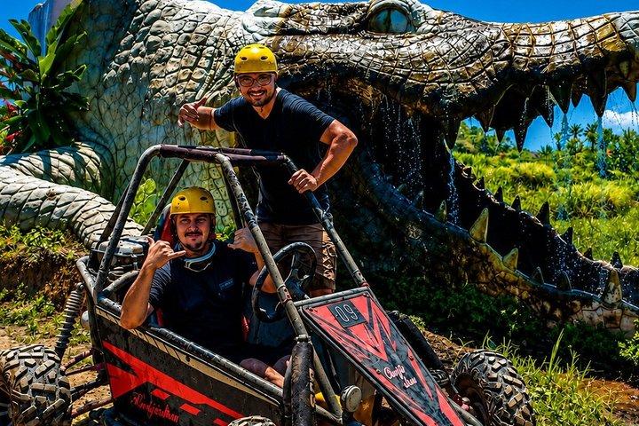 Bali Ubud Buggy Adventure Crocodile Cave and Water River Rafting