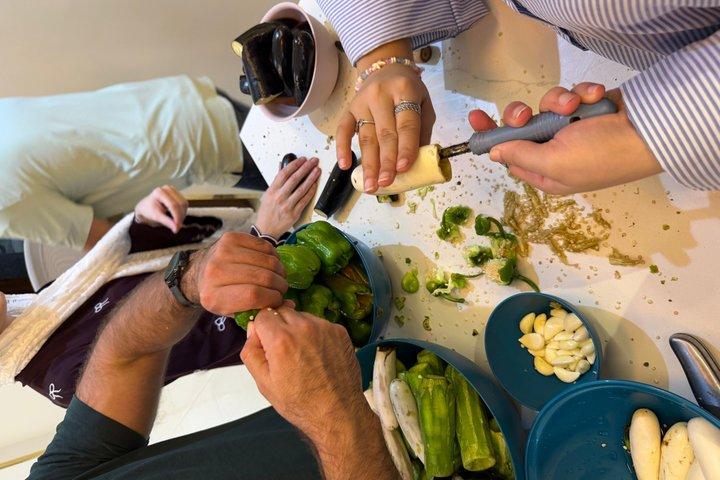 ギザの地元家族と一緒にエジプト料理を料理しよう