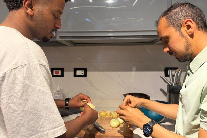 ギザの地元家族と一緒にエジプト料理を料理しよう