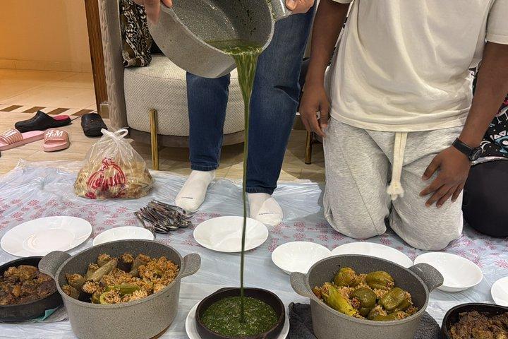 ギザの地元家族と一緒にエジプト料理を料理しよう