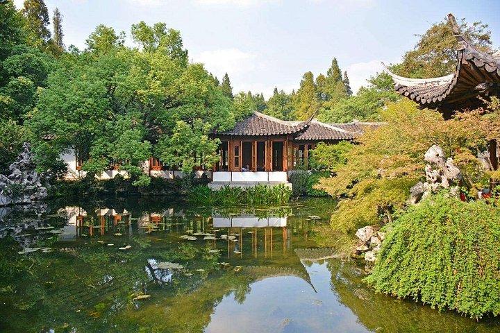 西湖と茶畑を巡る4時間の杭州プライベートツアー
