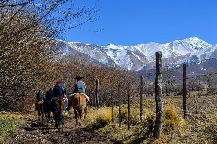 Horseback riding and Gaucho roast at the foot of the Andes in Mendoza.