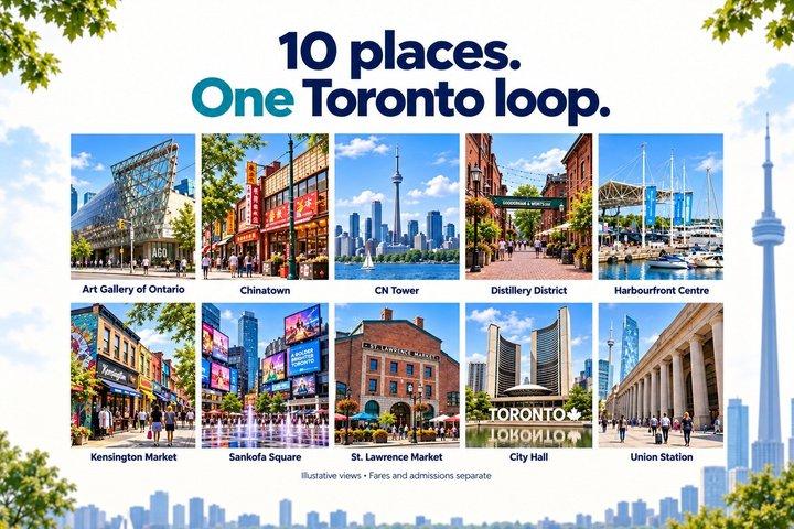 Toronto Essentials 10 Spot Self Guided Walking and Transit Tour