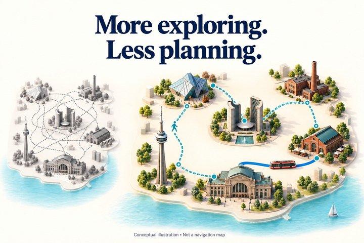 Toronto Essentials 10 Spot Self Guided Walking and Transit Tour