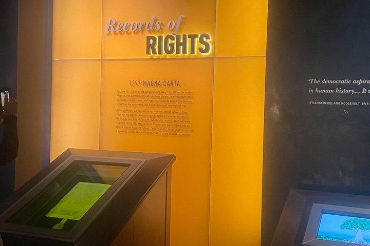 国立公文書館およびアメリカン・ヒストリー博物館 ガイド付きウォーキングツアー