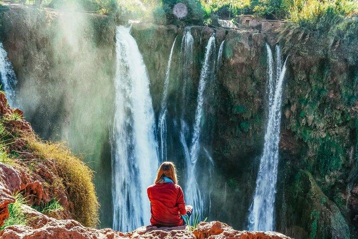 Marrakech: Ouzoud Waterfalls Guided Day Trip with Boat Ride