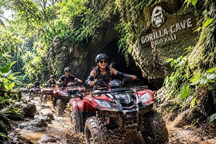 Bali: Driver your own Atv in ubud and water tubing experience