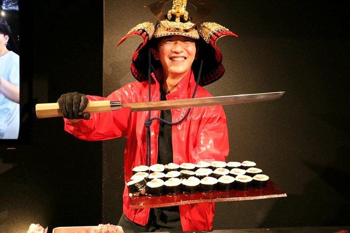 東京：無制限寿司＆ドリンク付きマグロカットショー