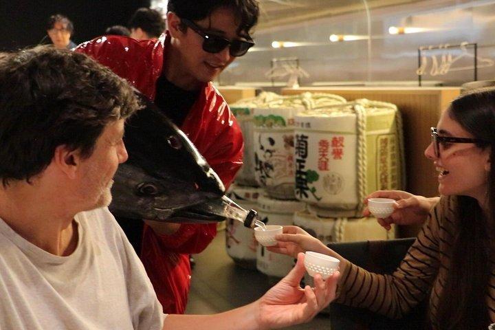 東京：無制限寿司＆ドリンク付きマグロカットショー