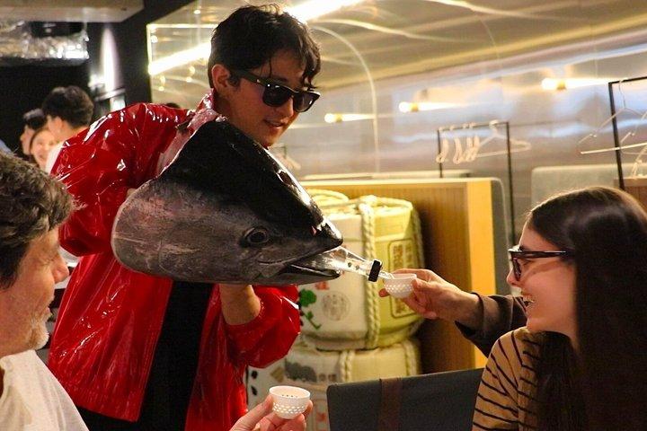 東京：無制限寿司＆ドリンク付きマグロカットショー