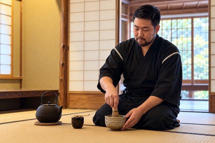 Kyoto Te-ceremoni og Matcha-lavning i et 120 år gammelt herskabshus