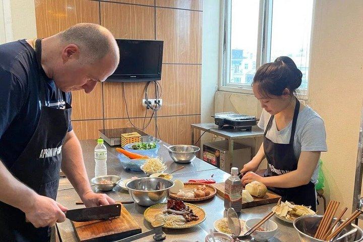 ハノイ料理教室 市場訪問とベトナム料理