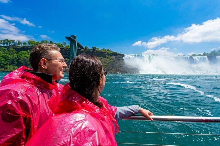 Niagara Falls Tour: Boat Cruise, Journey Behind Falls and Skylon