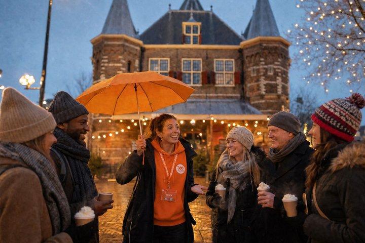 Amsterdam Light Festival Winter Walk with Stroopwafel Tasting