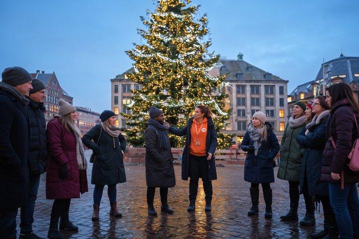 アムステルダム・クリスマス・ウォーク（ホットドリンクとオランダ語お菓子付き）