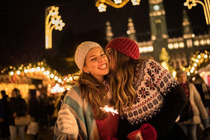 ウィーンのクリスマスマーケットでのプライベート写真撮影