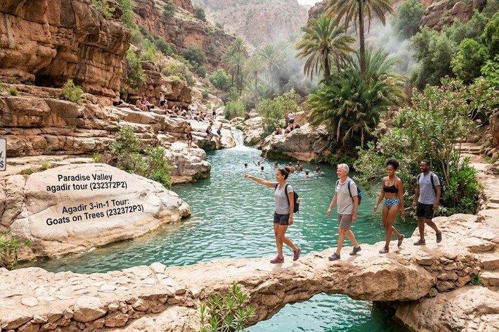 Paradise Valley swimming & Atlas Mountains Tour from Taghazout
