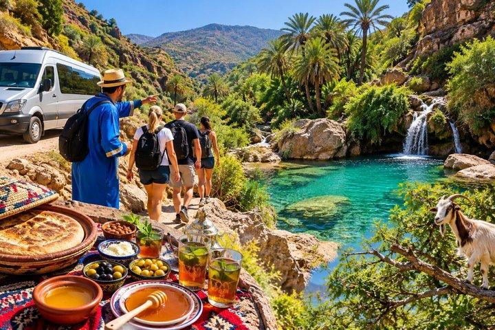 Paradise Valley swimming & Atlas Mountains Tour from Taghazout