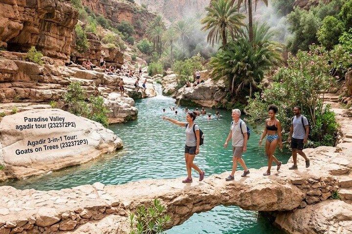 Paradise Valley swimming & Atlas Mountains Tour from Taghazout