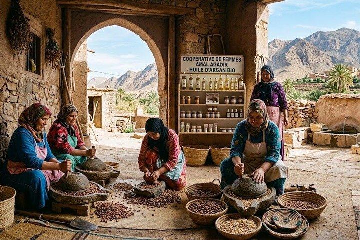 Paradise Valley swimming & Atlas Mountains Tour from Taghazout