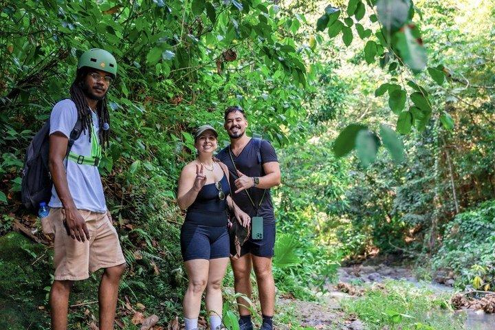 Saint Lucia, Anse La Raye, E-Bike, Waterfall Hike tour .