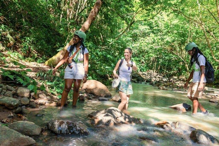Saint Lucia, Anse La Raye, E-Bike, Waterfall Hike tour .