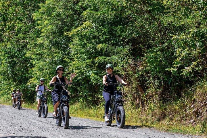 Saint Lucia, Anse La Raye, E-Bike, Waterfall Hike tour .