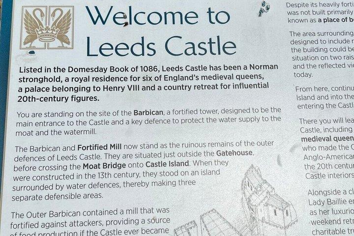 ロンドン発 リーッズ城、カンタベリー、白崖プライベートツアー