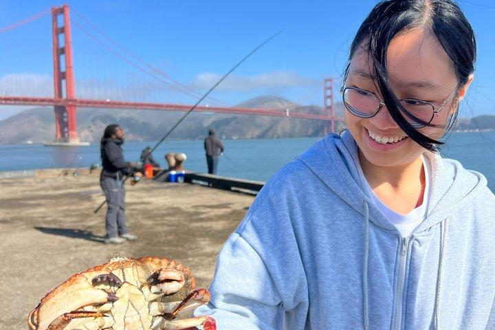 Catch Crab Under the Golden Gate Bridge