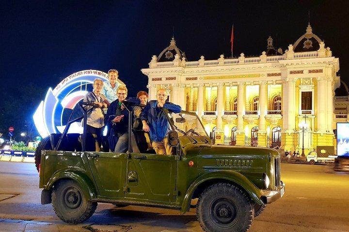 Hanoi Cooking Class Cyclo Ride and Evening Jeep Tour